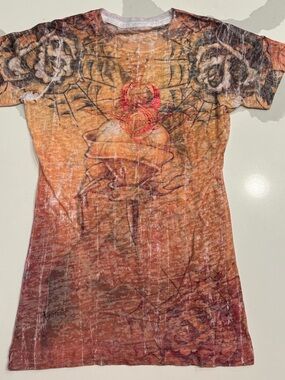 Sinful Orange Graphic Short Sleeve Tee